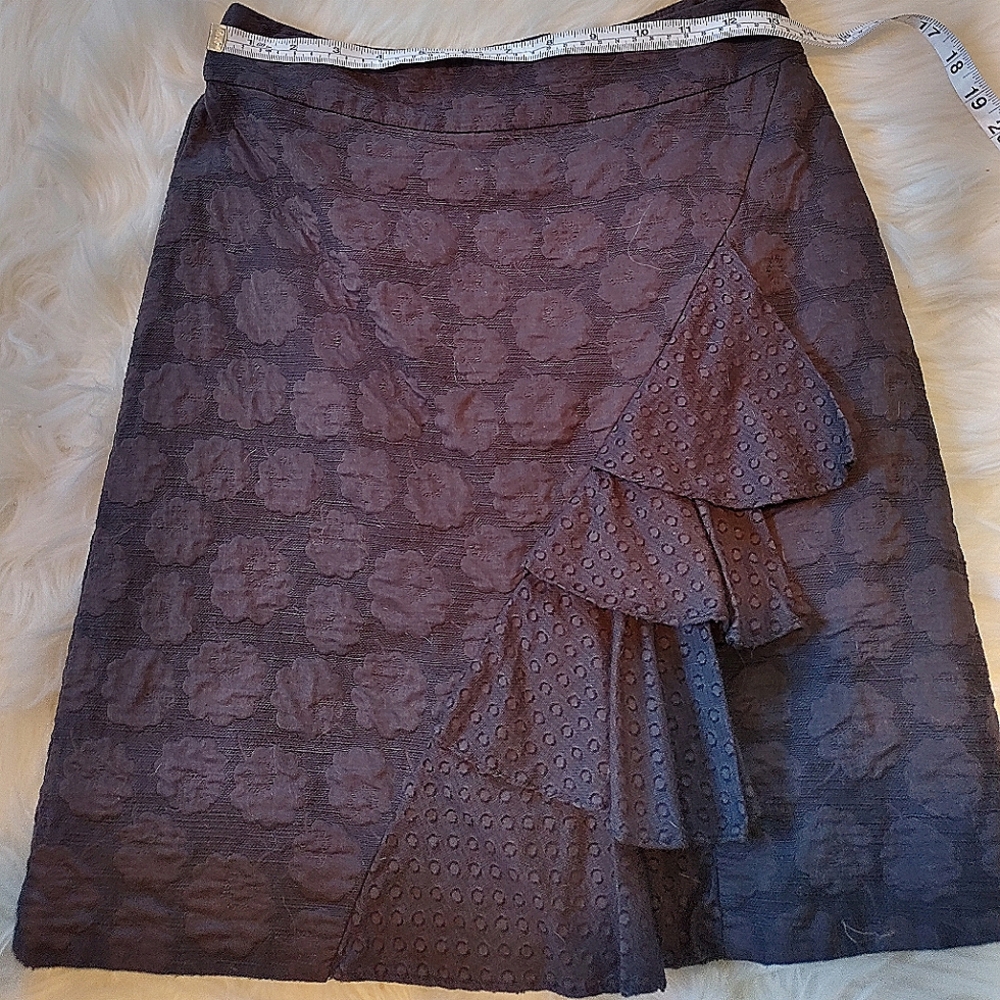 🍄 or FREE W/ PURCHASE Anthropologie Odille Asymmetrical Skirt  0